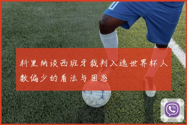科里纳谈西班牙裁判入选世界杯人数偏少的看法与困惑